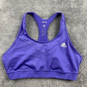 Adidas Techfit Purple Sports Bra